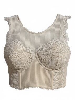 Victoria's Secret Beige Lace Bralette